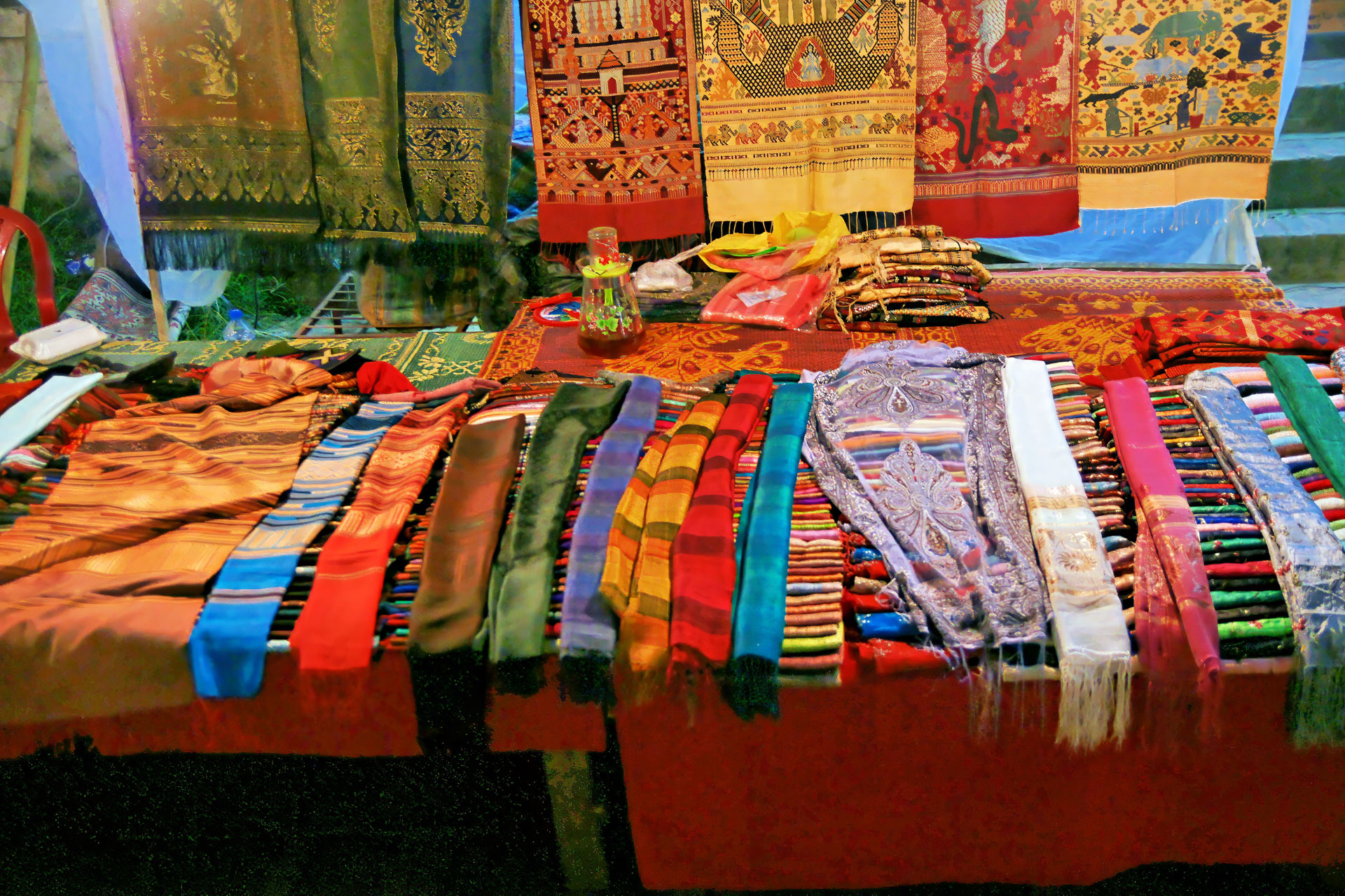 Nachtmarkt in Luang Prabang